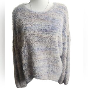 Candie’s Y2K Fuzzy Long Sleeve Crewneck Sweater XL